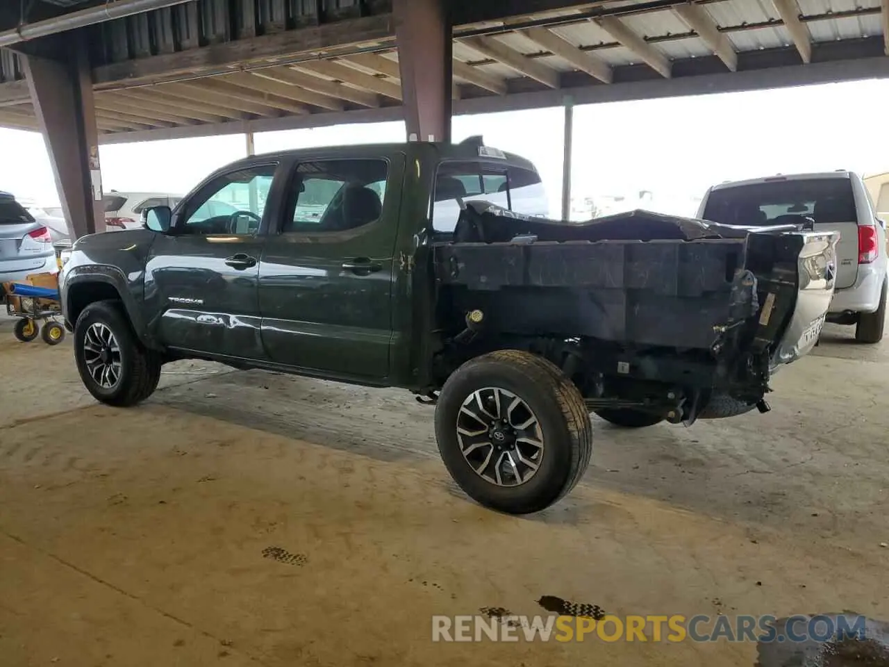 2 Photograph of a damaged car 3TMCZ5ANXMM442412 TOYOTA TACOMA 2021