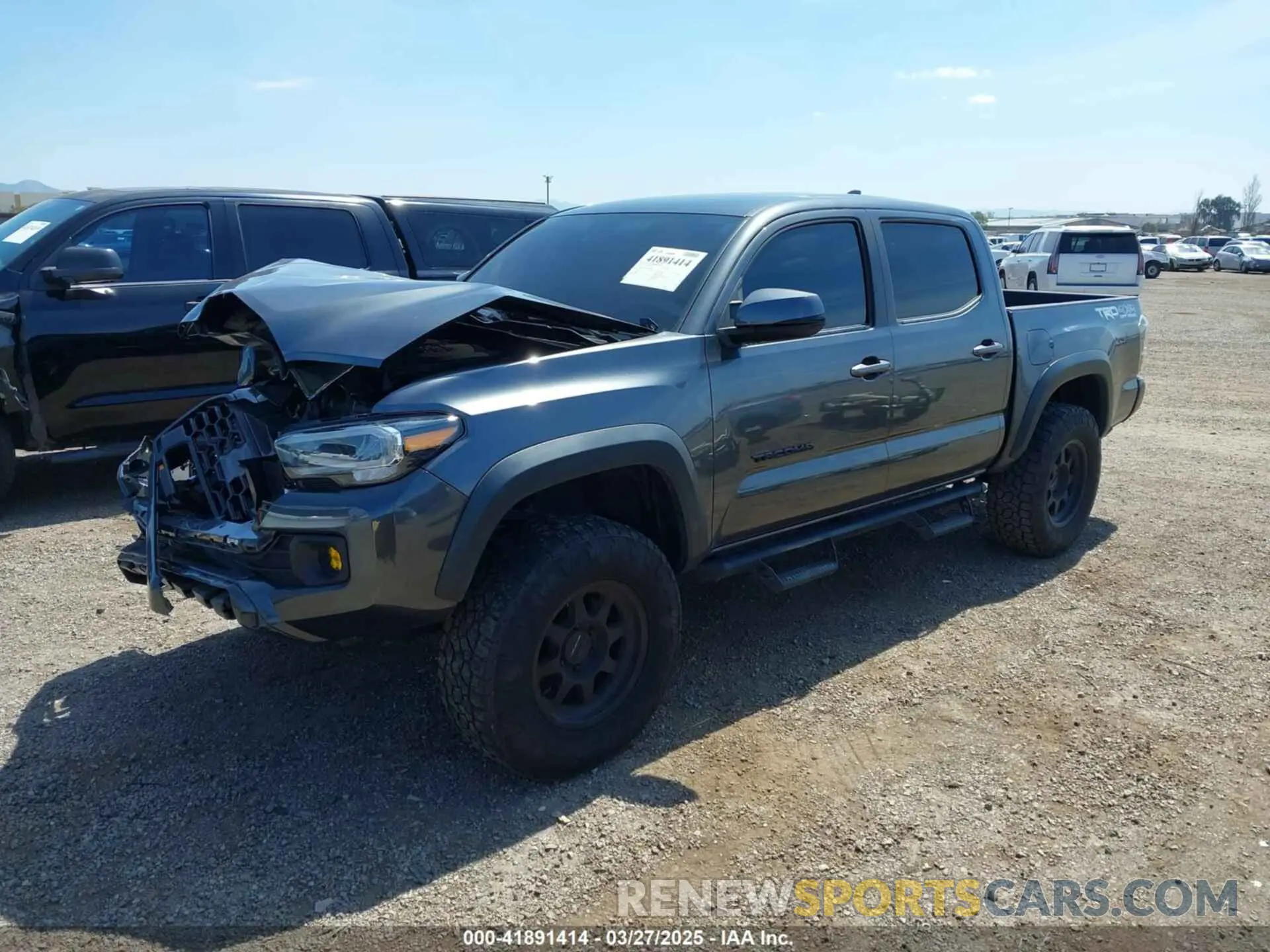 2 Photograph of a damaged car 3TMCZ5ANXMM447058 TOYOTA TACOMA 2021