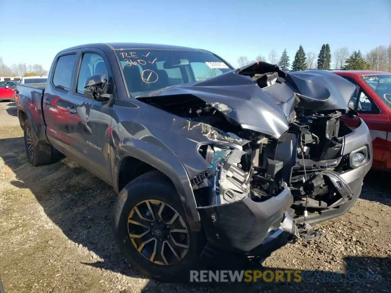 1 Photograph of a damaged car 3TMDZ5BN0MM119649 TOYOTA TACOMA 2021