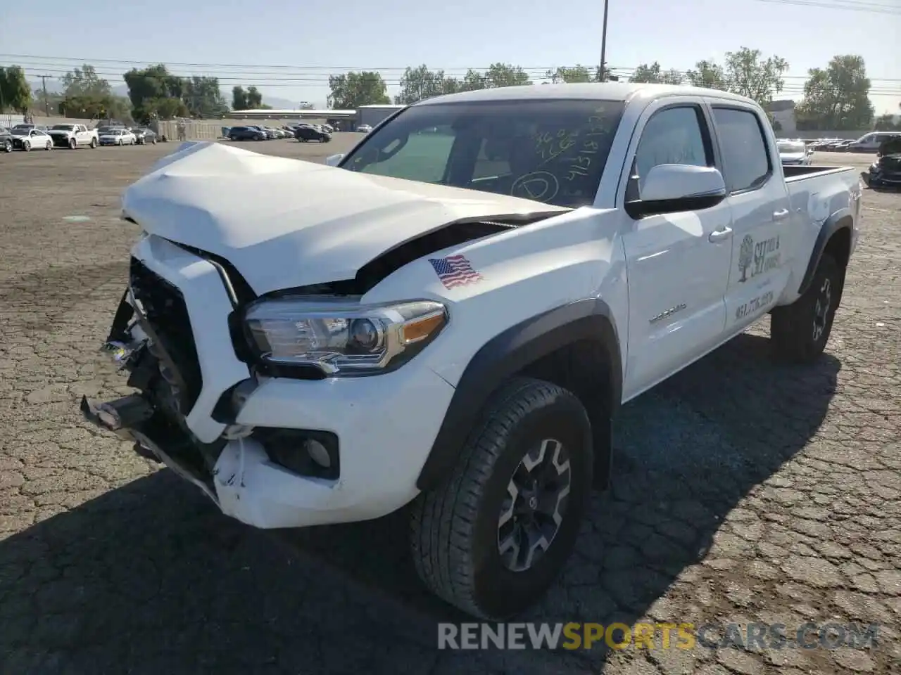 2 Photograph of a damaged car 3TMDZ5BN2MM100794 TOYOTA TACOMA 2021