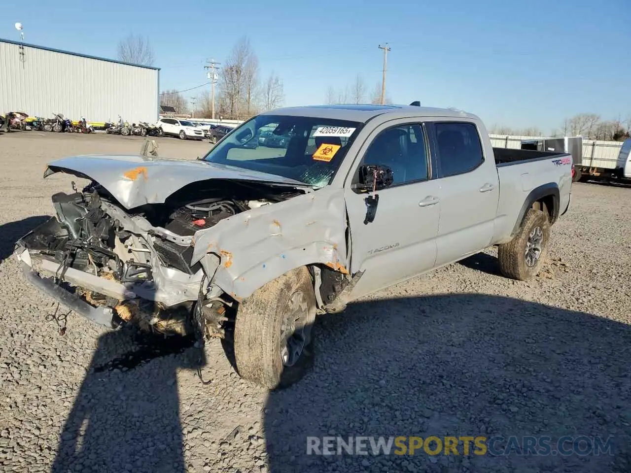 1 Photograph of a damaged car 3TMDZ5BN4MM114227 TOYOTA TACOMA 2021
