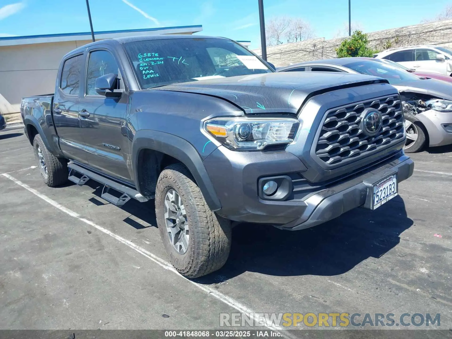 1 Photograph of a damaged car 3TMDZ5BN6MM099584 TOYOTA TACOMA 2021