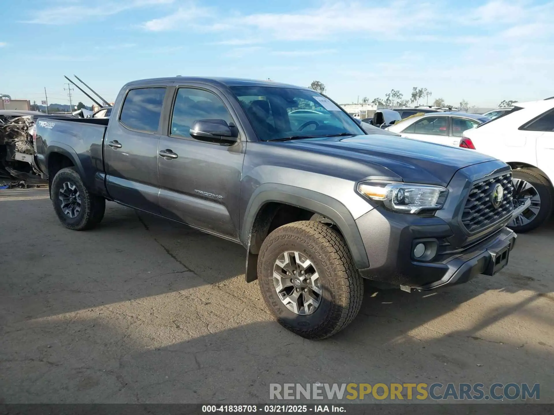 1 Photograph of a damaged car 3TMDZ5BN6MM110938 TOYOTA TACOMA 2021