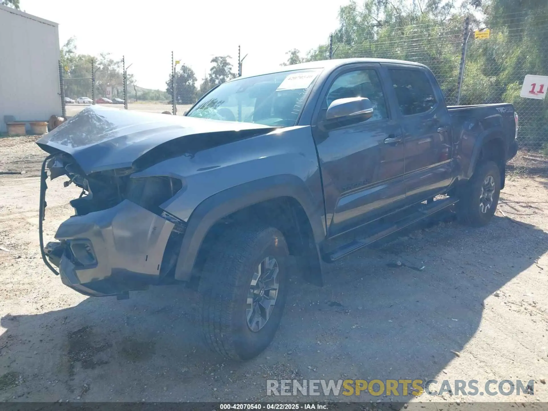 2 Photograph of a damaged car 3TMDZ5BN8MM117163 TOYOTA TACOMA 2021