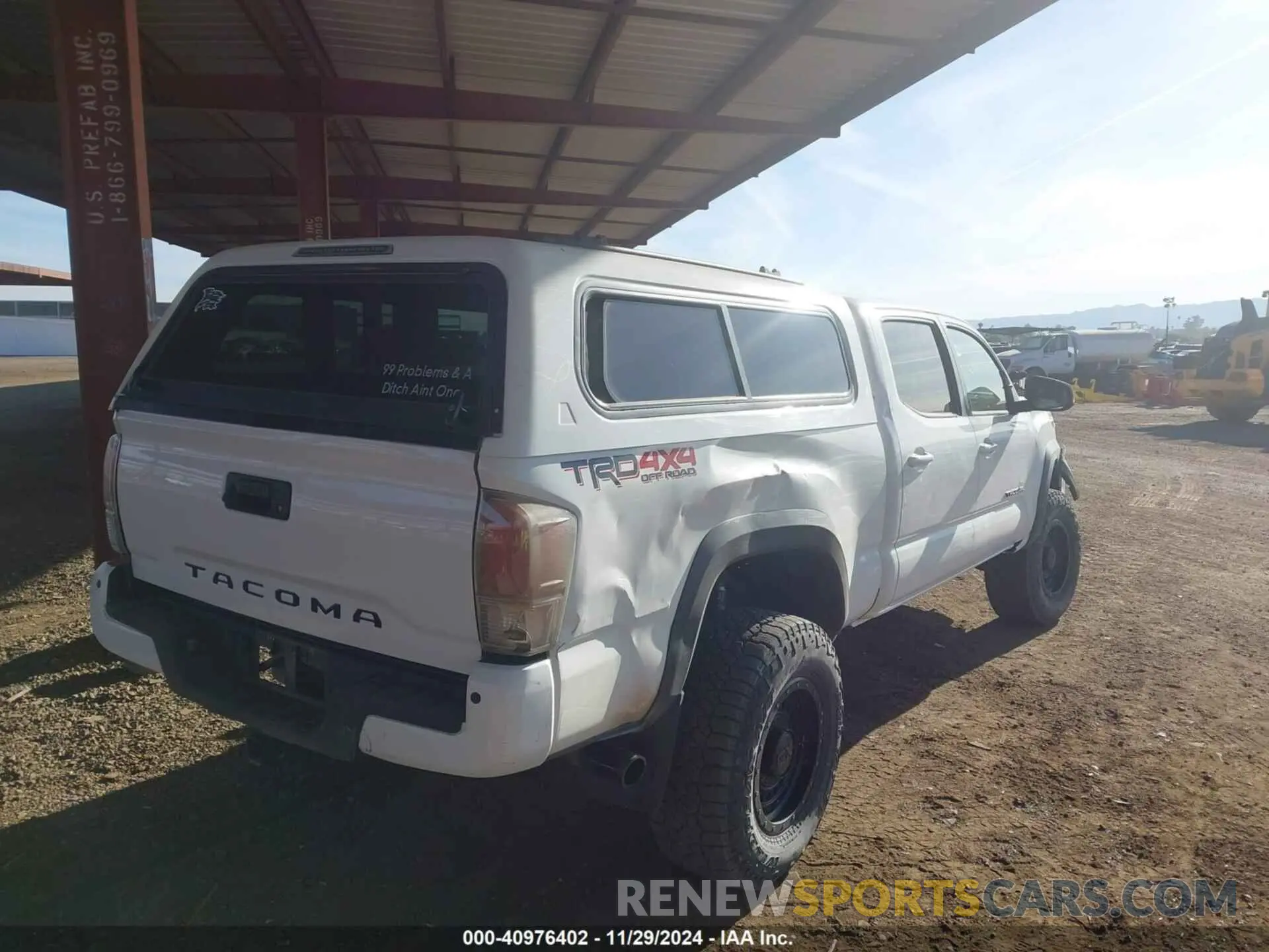 4 Photograph of a damaged car 3TMDZ5BN8MM117339 TOYOTA TACOMA 2021