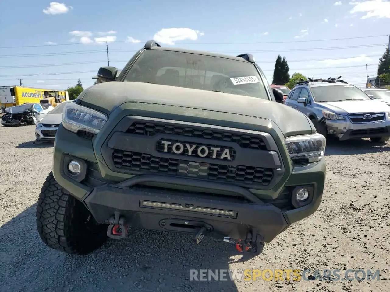 5 Photograph of a damaged car 3TMDZ5BN9MM116619 TOYOTA TACOMA 2021