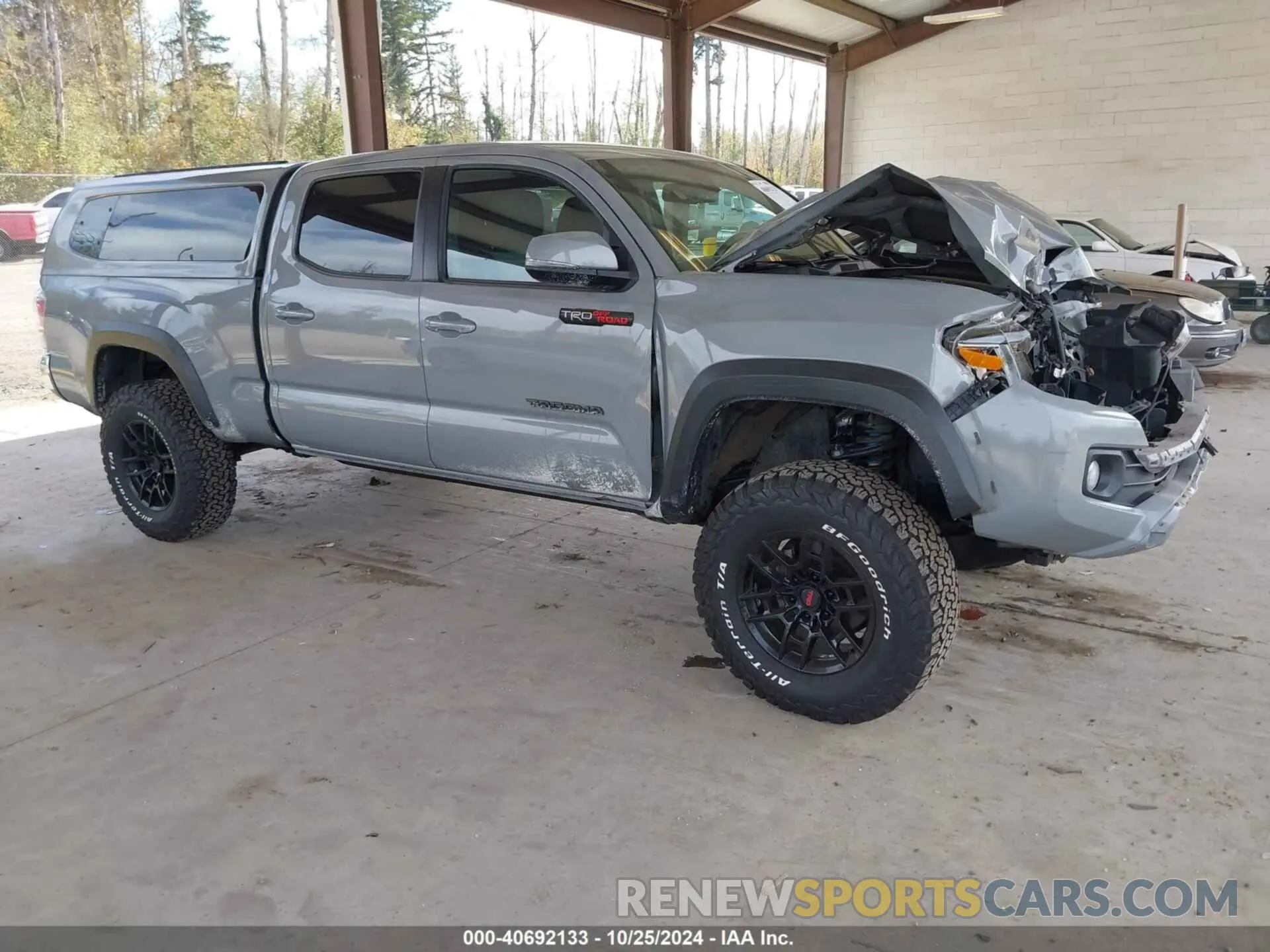 1 Photograph of a damaged car 3TMDZ5BNXMM111705 TOYOTA TACOMA 2021