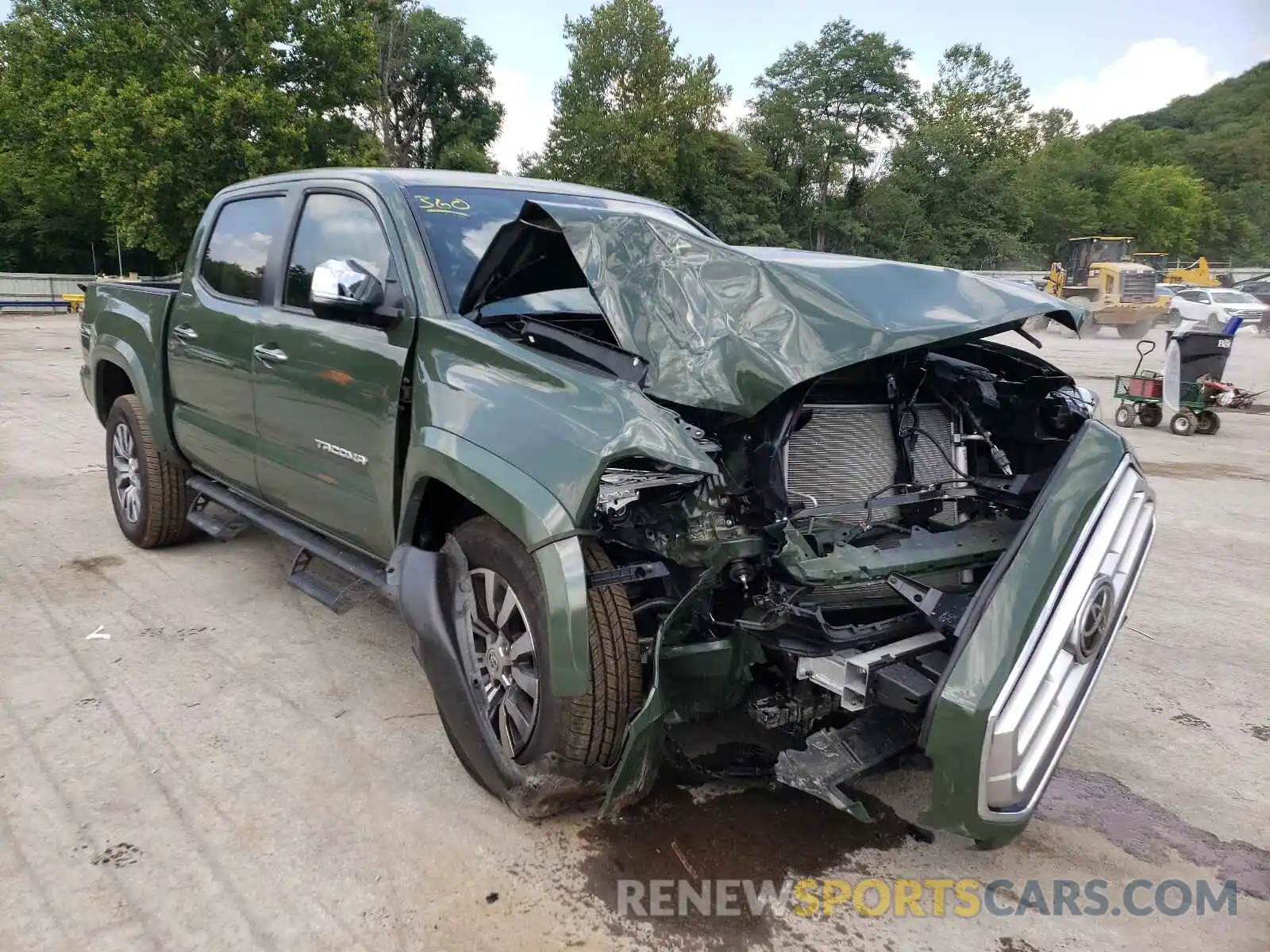 1 Photograph of a damaged car 3TMEZ5CN8MM152529 TOYOTA TACOMA 2021