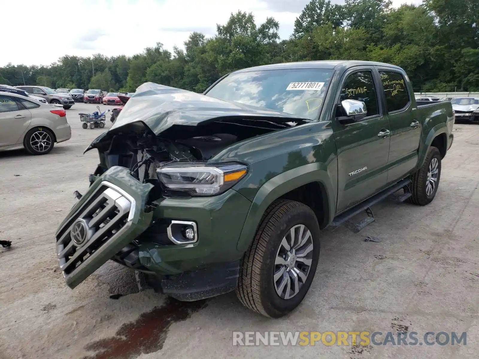 2 Photograph of a damaged car 3TMEZ5CN8MM152529 TOYOTA TACOMA 2021