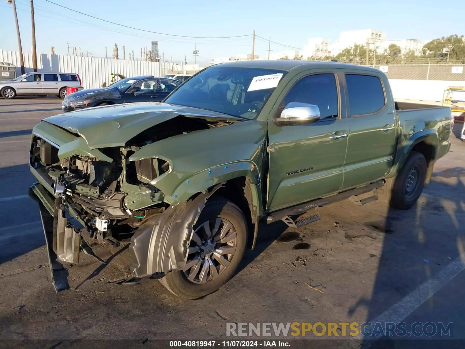 2 Photograph of a damaged car 3TMGZ5AN6MM383859 TOYOTA TACOMA 2021