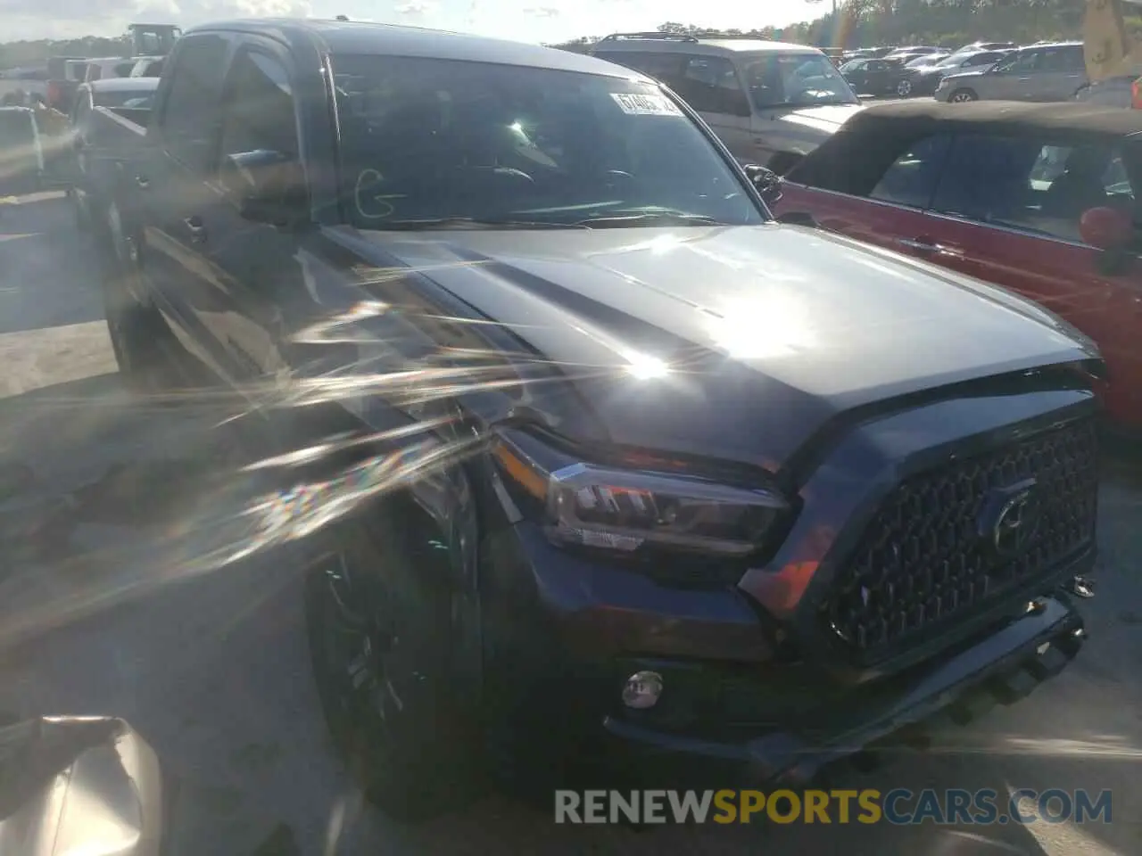 1 Photograph of a damaged car 3TMGZ5AN8MM379957 TOYOTA TACOMA 2021