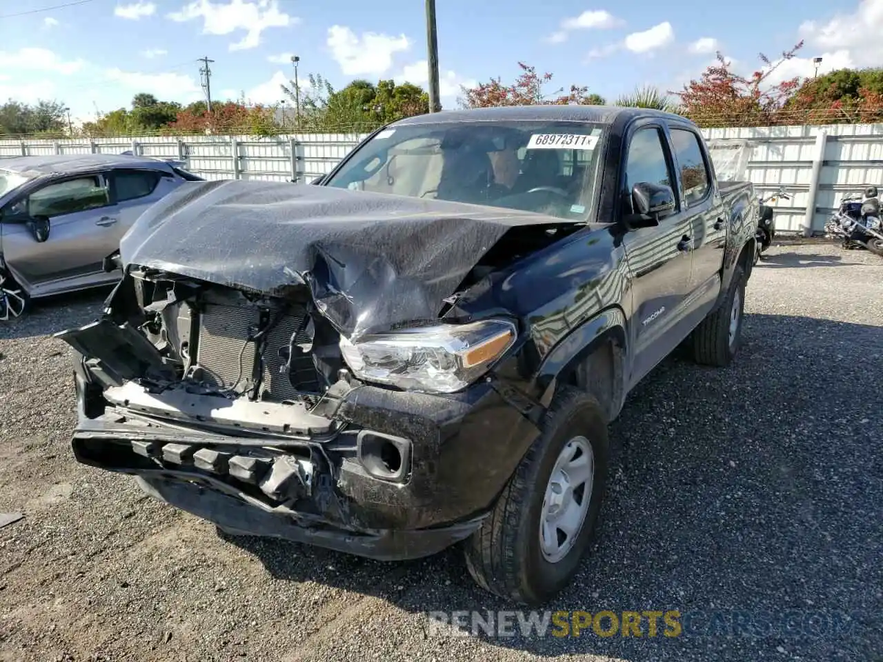 2 Photograph of a damaged car 3TYAX5GN0MT014258 TOYOTA TACOMA 2021