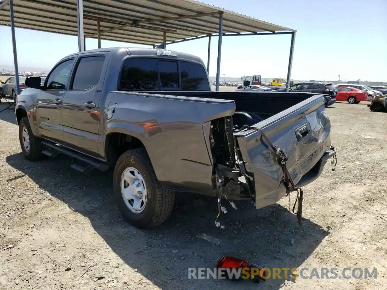 3 Photograph of a damaged car 3TYAX5GN2MT012916 TOYOTA TACOMA 2021