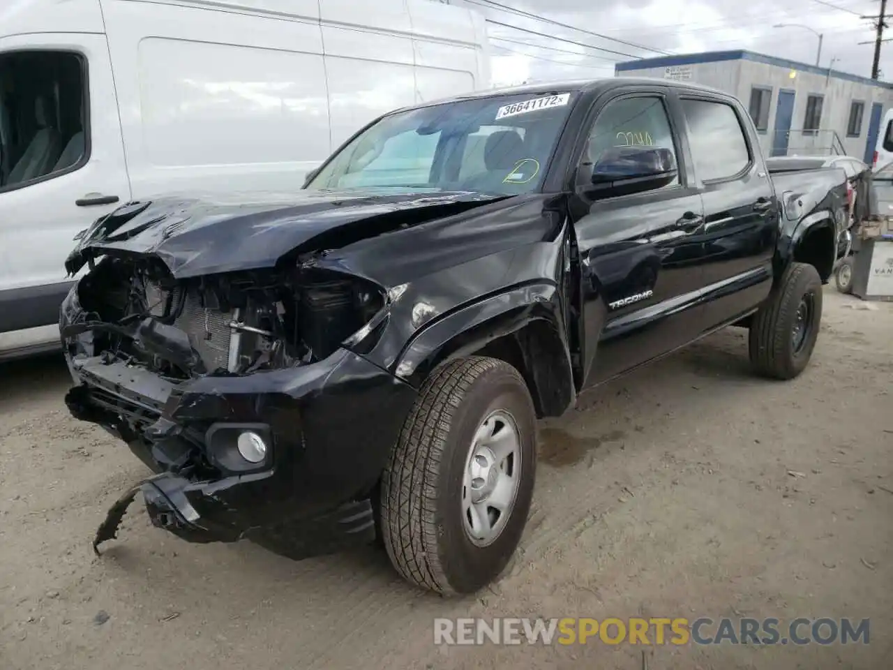 2 Photograph of a damaged car 3TYAX5GN6MT026317 TOYOTA TACOMA 2021