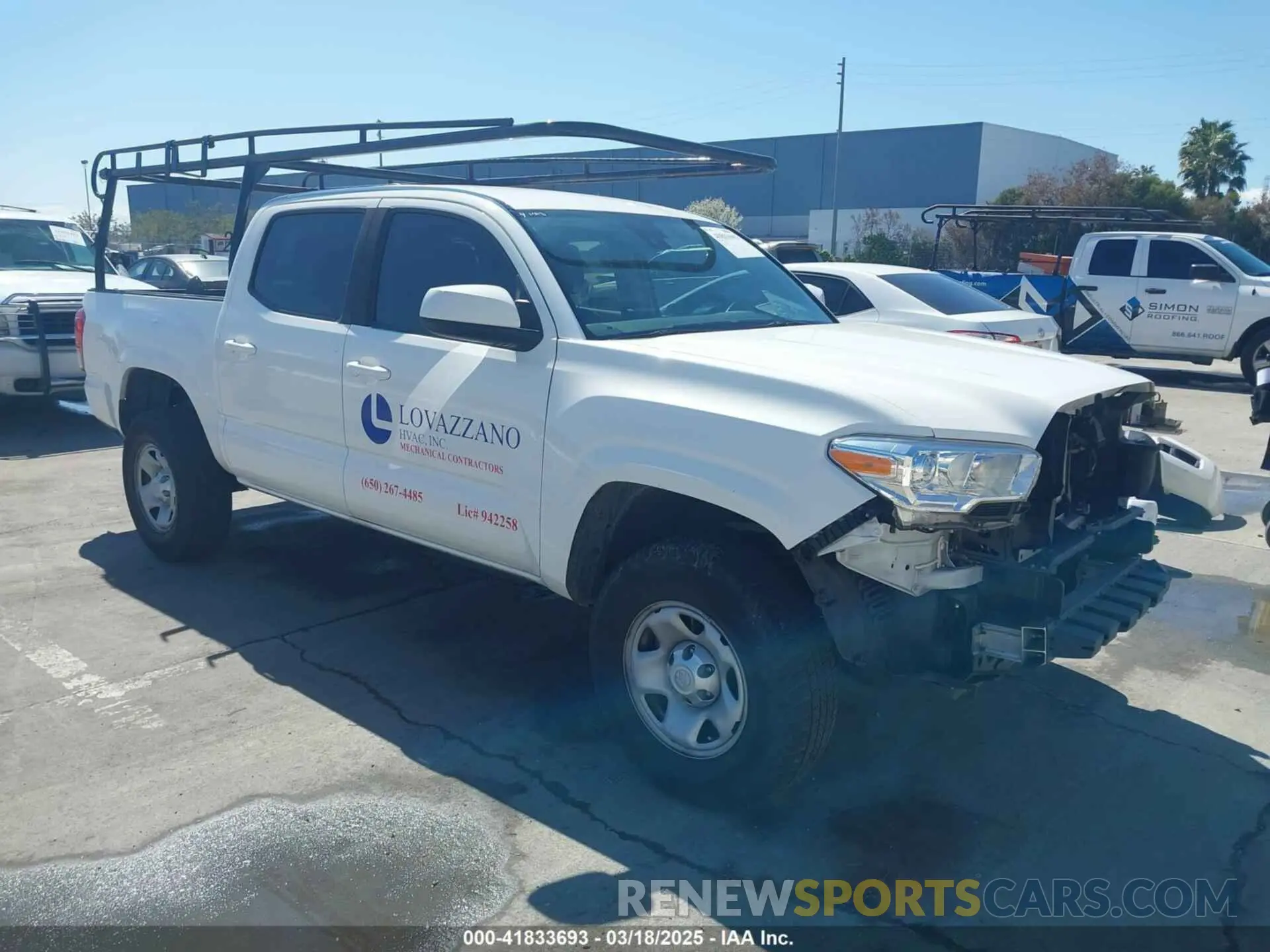 1 Photograph of a damaged car 3TYAX5GN6MT027516 TOYOTA TACOMA 2021