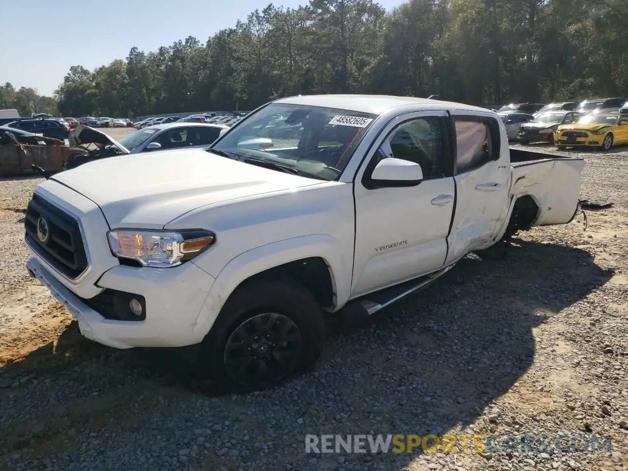 1 Photograph of a damaged car 3TYAZ5CN6MT012658 TOYOTA TACOMA 2021