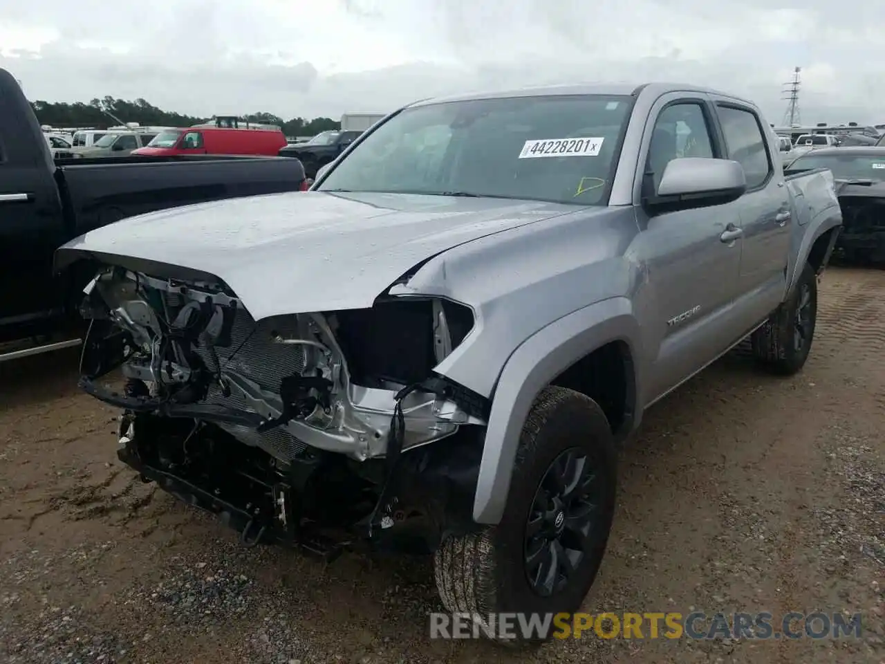 2 Photograph of a damaged car 3TYAZ5CN9MT004229 TOYOTA TACOMA 2021