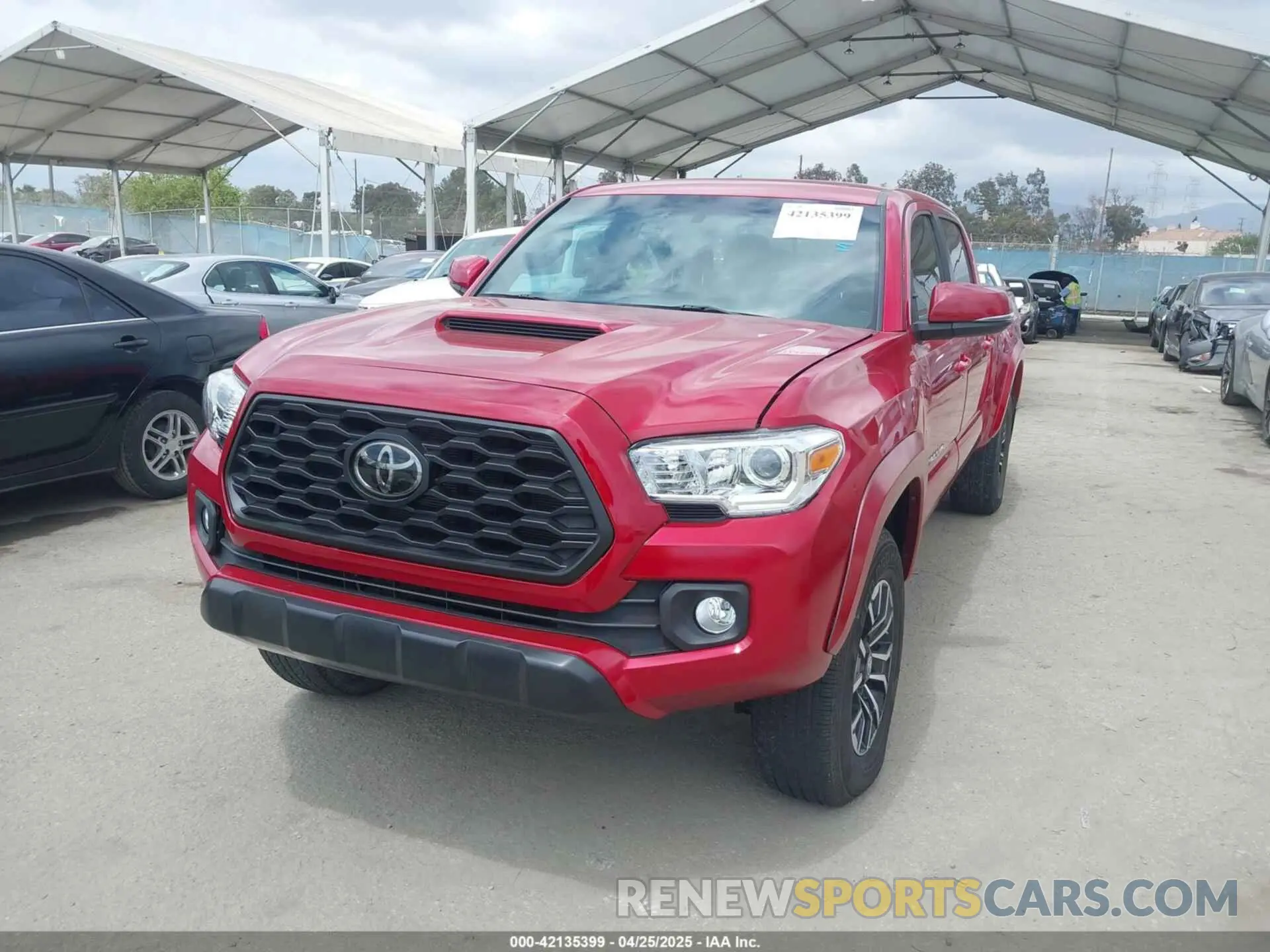 2 Photograph of a damaged car 3TYBZ5DN6MT000982 TOYOTA TACOMA 2021