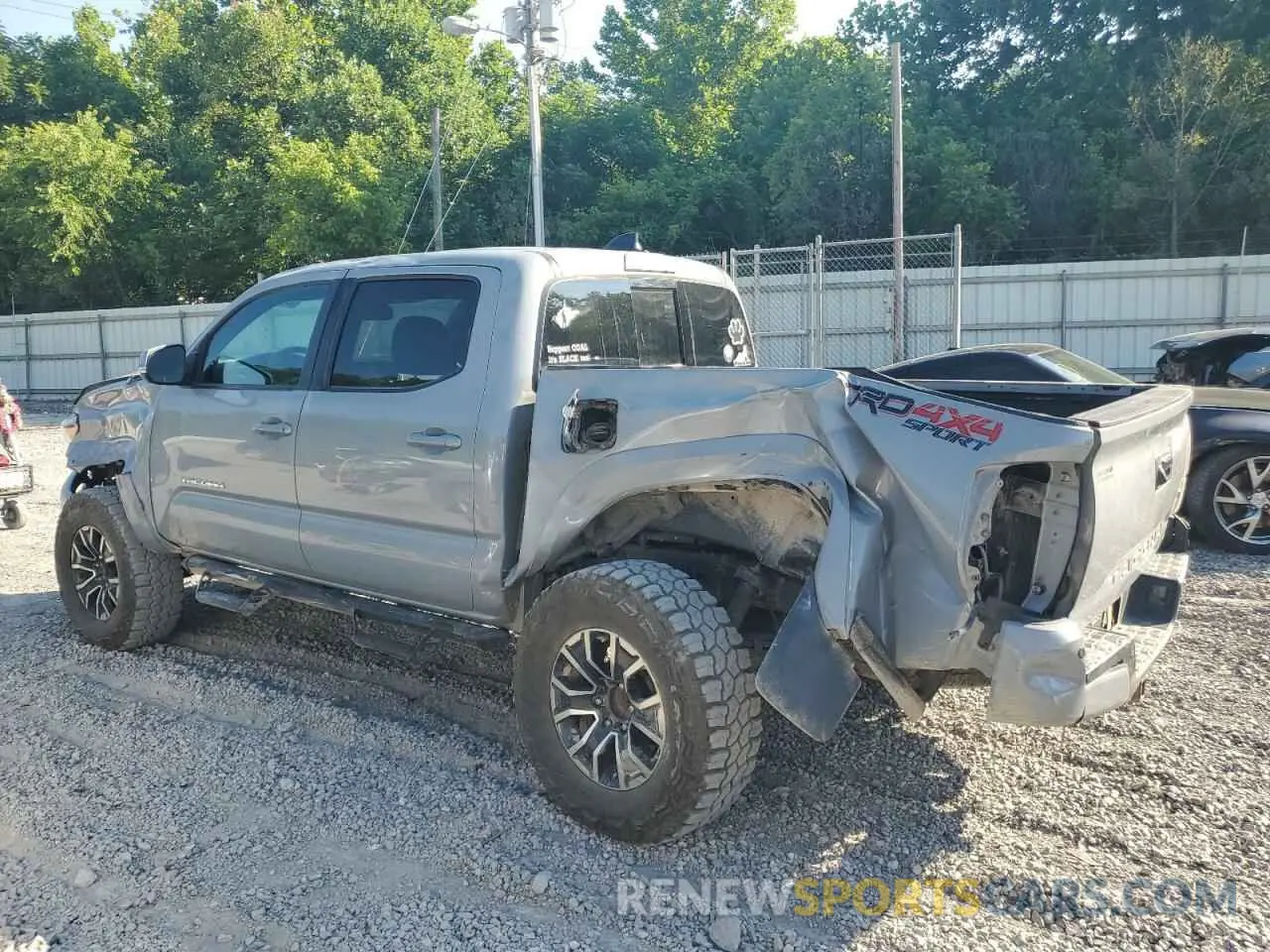 2 Photograph of a damaged car 3TYCZ5AN0MT012263 TOYOTA TACOMA 2021