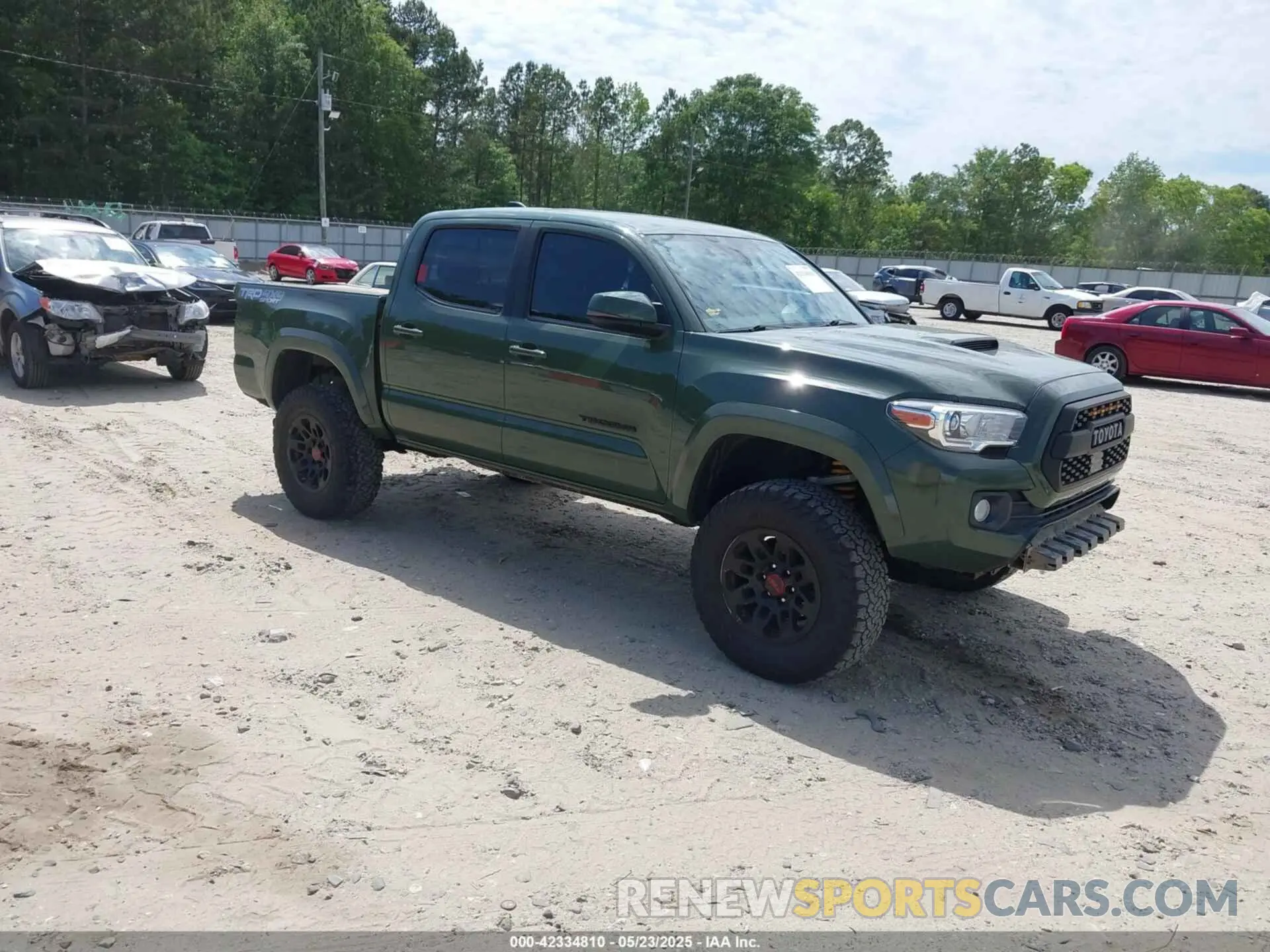 1 Photograph of a damaged car 3TYCZ5AN0MT035249 TOYOTA TACOMA 2021
