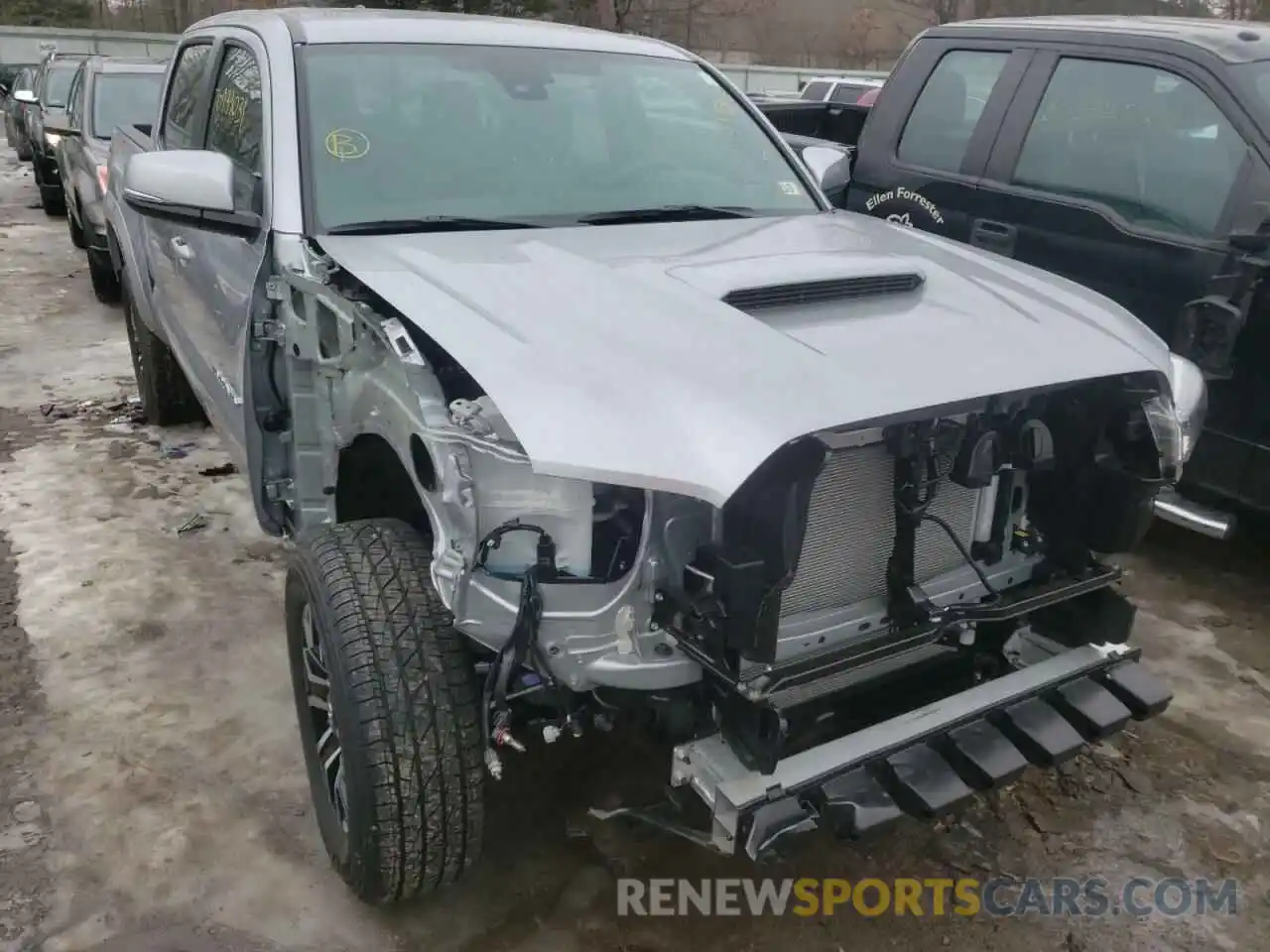 1 Photograph of a damaged car 3TYCZ5AN0MT044405 TOYOTA TACOMA 2021