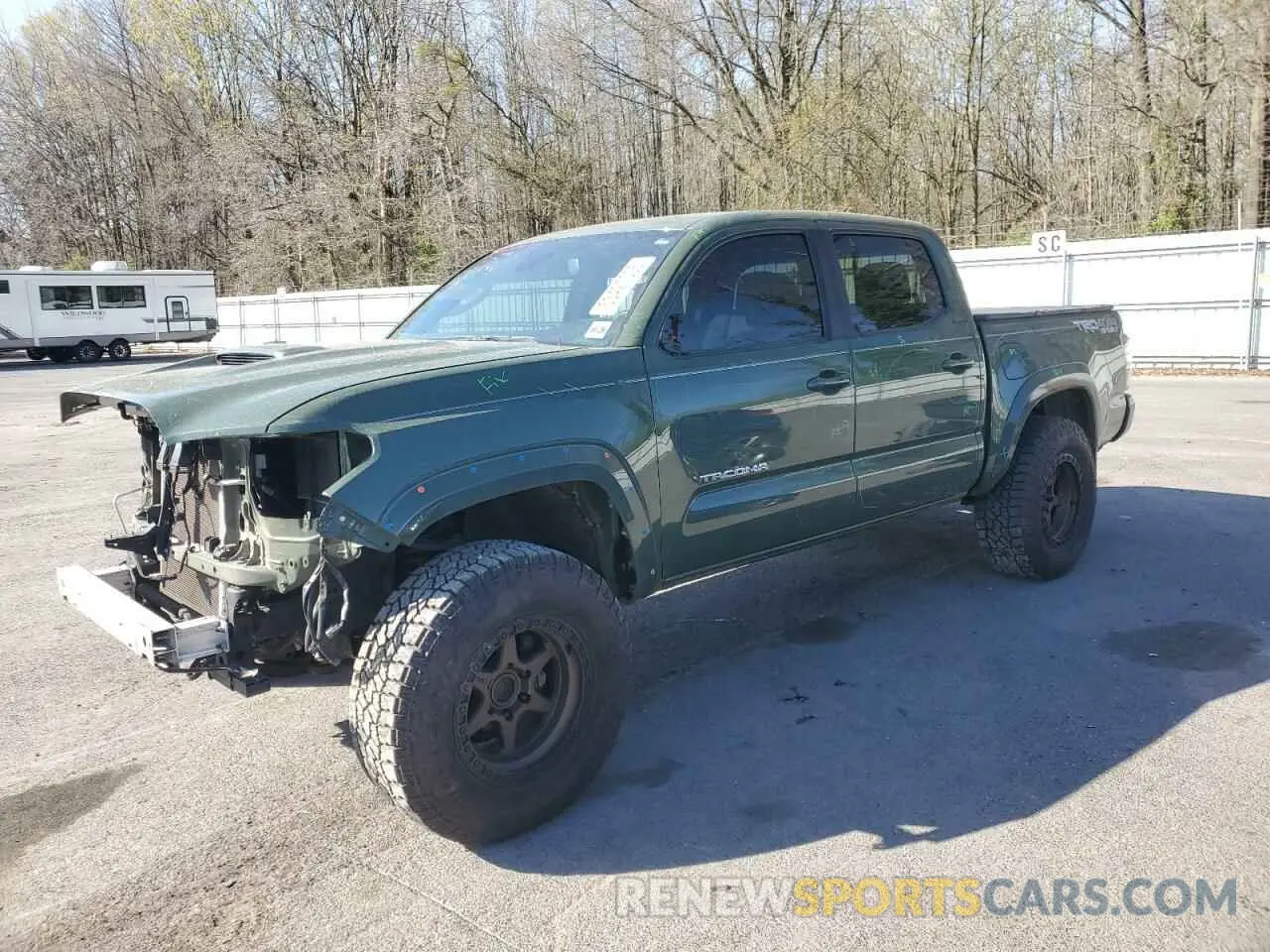1 Photograph of a damaged car 3TYCZ5AN1MT041397 TOYOTA TACOMA 2021