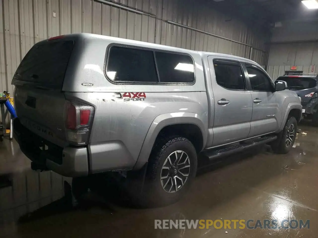 3 Photograph of a damaged car 3TYCZ5AN1MT041559 TOYOTA TACOMA 2021