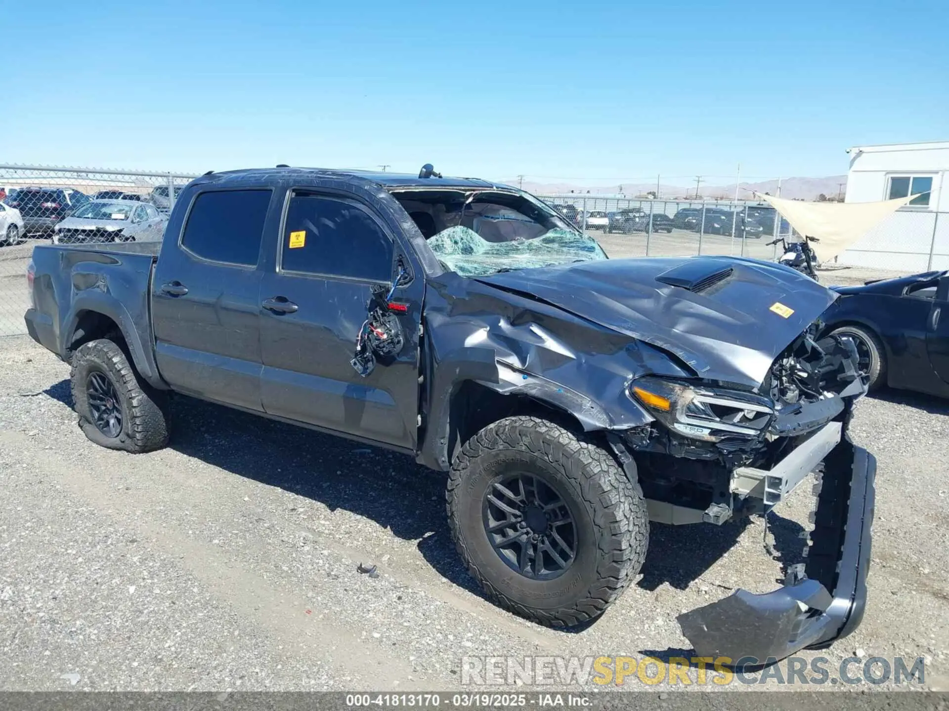 1 Photograph of a damaged car 3TYCZ5AN2MT036564 TOYOTA TACOMA 2021