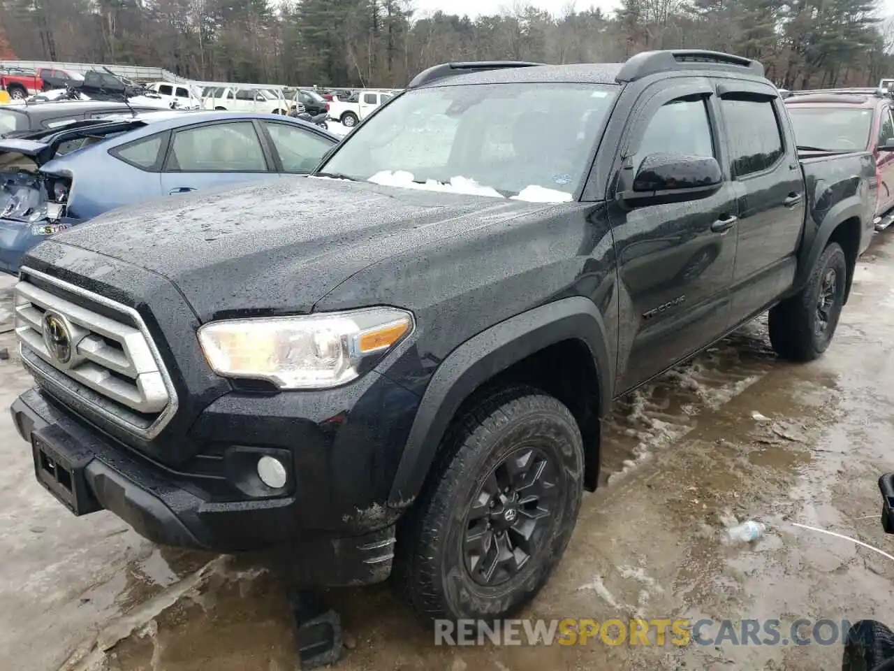 2 Photograph of a damaged car 3TYCZ5AN3MT033155 TOYOTA TACOMA 2021