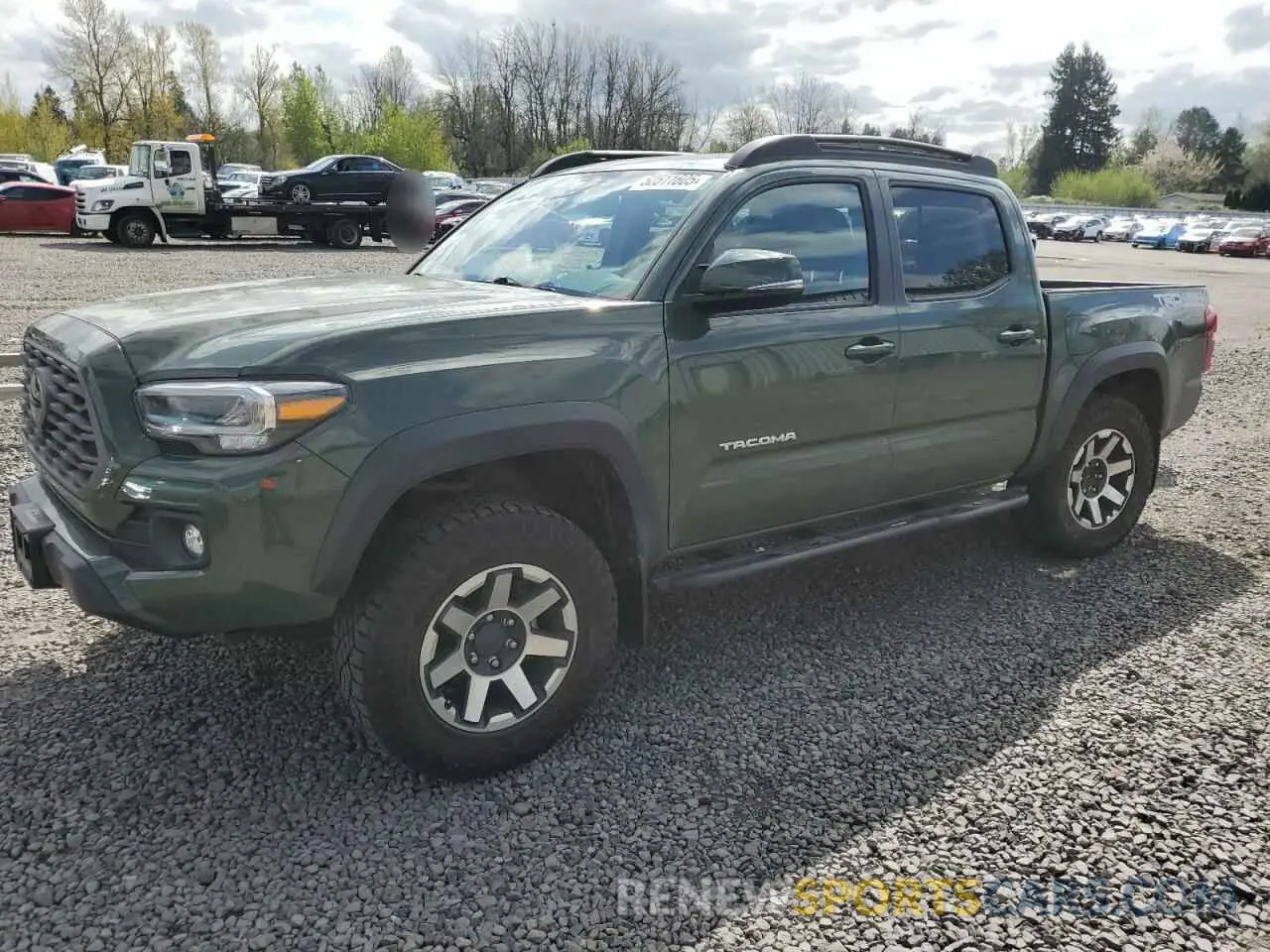 1 Photograph of a damaged car 3TYCZ5AN3MT049646 TOYOTA TACOMA 2021