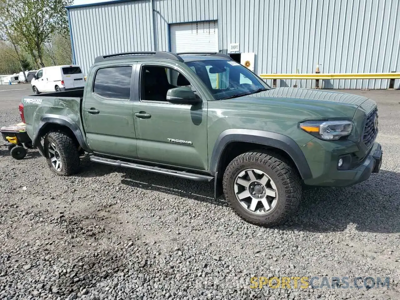 4 Photograph of a damaged car 3TYCZ5AN3MT049646 TOYOTA TACOMA 2021