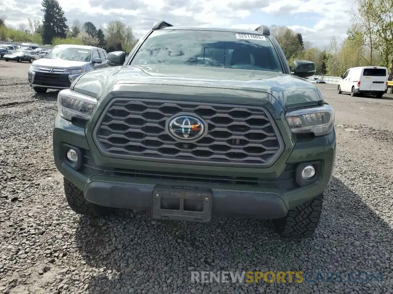 5 Photograph of a damaged car 3TYCZ5AN3MT049646 TOYOTA TACOMA 2021
