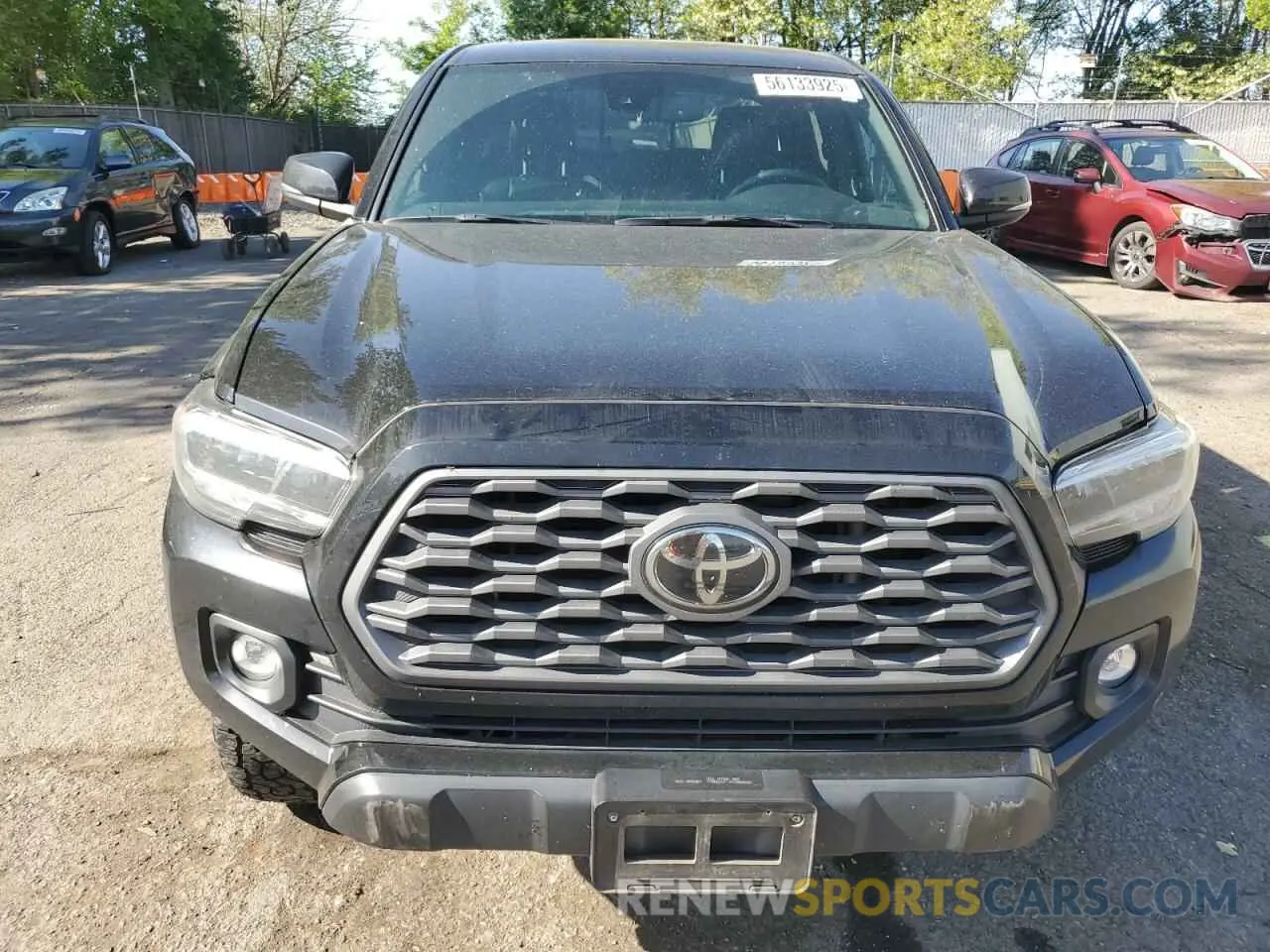 5 Photograph of a damaged car 3TYCZ5AN3MT050456 TOYOTA TACOMA 2021