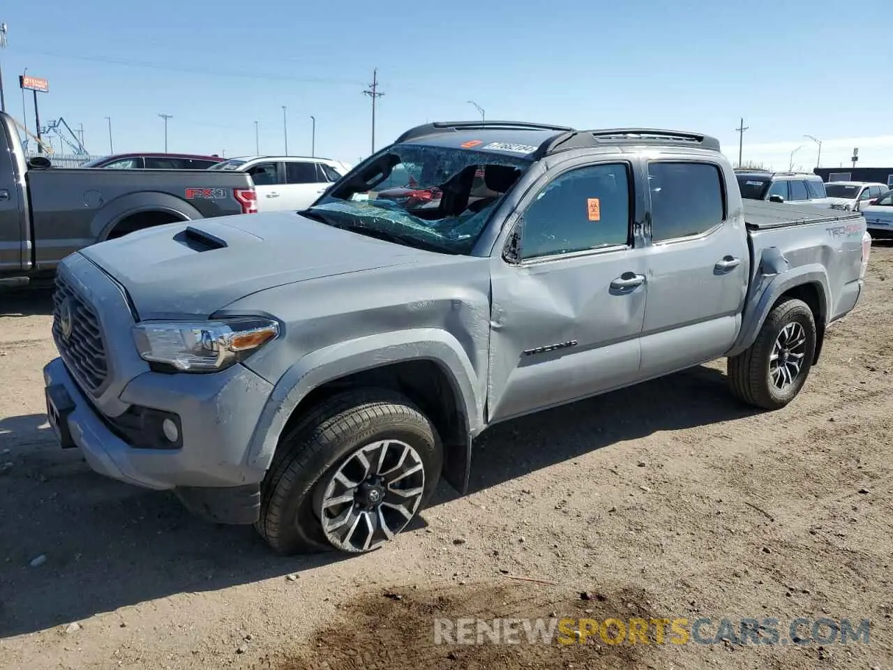 1 Photograph of a damaged car 3TYCZ5AN4MT047520 TOYOTA TACOMA 2021