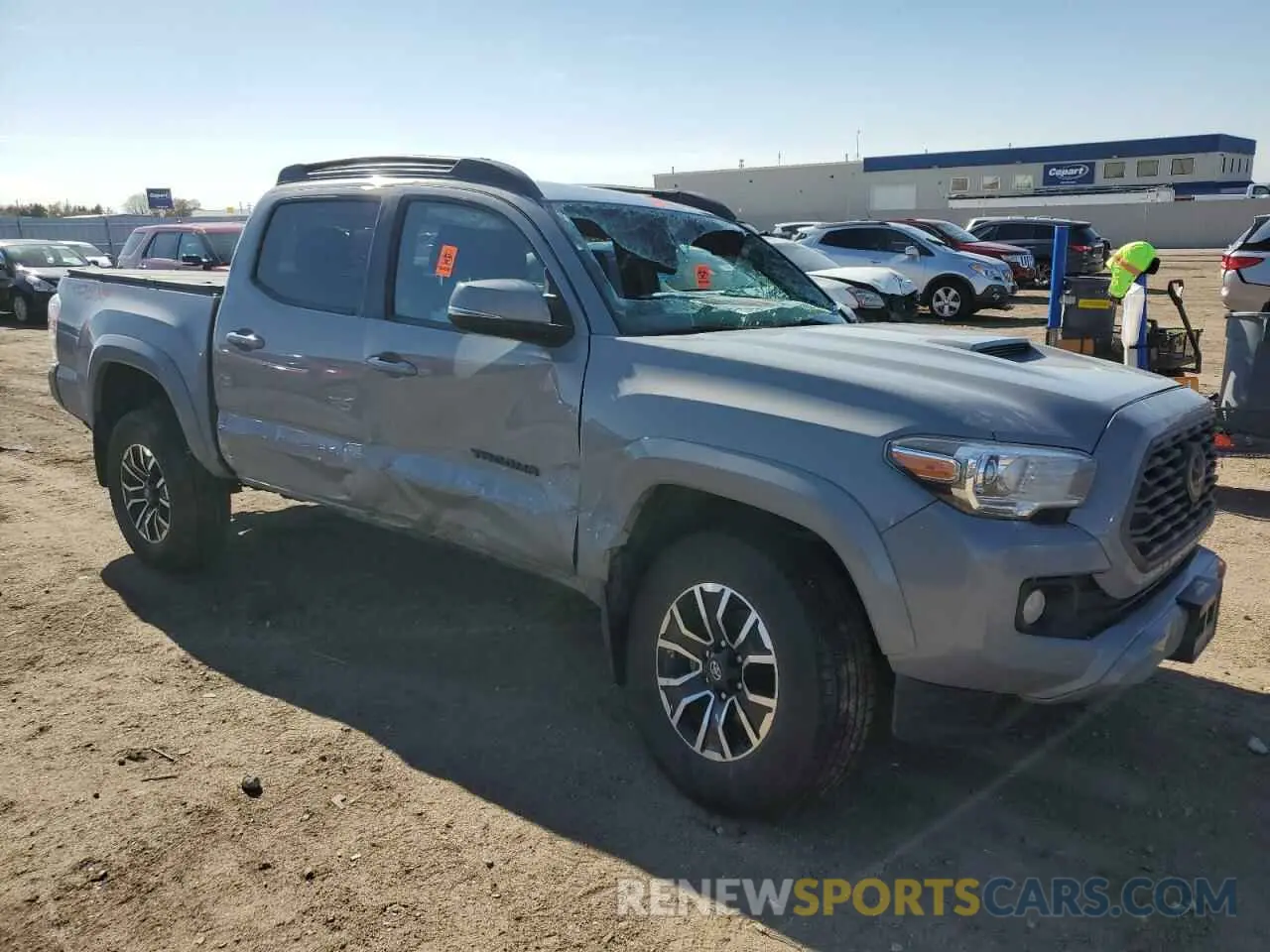 4 Photograph of a damaged car 3TYCZ5AN4MT047520 TOYOTA TACOMA 2021
