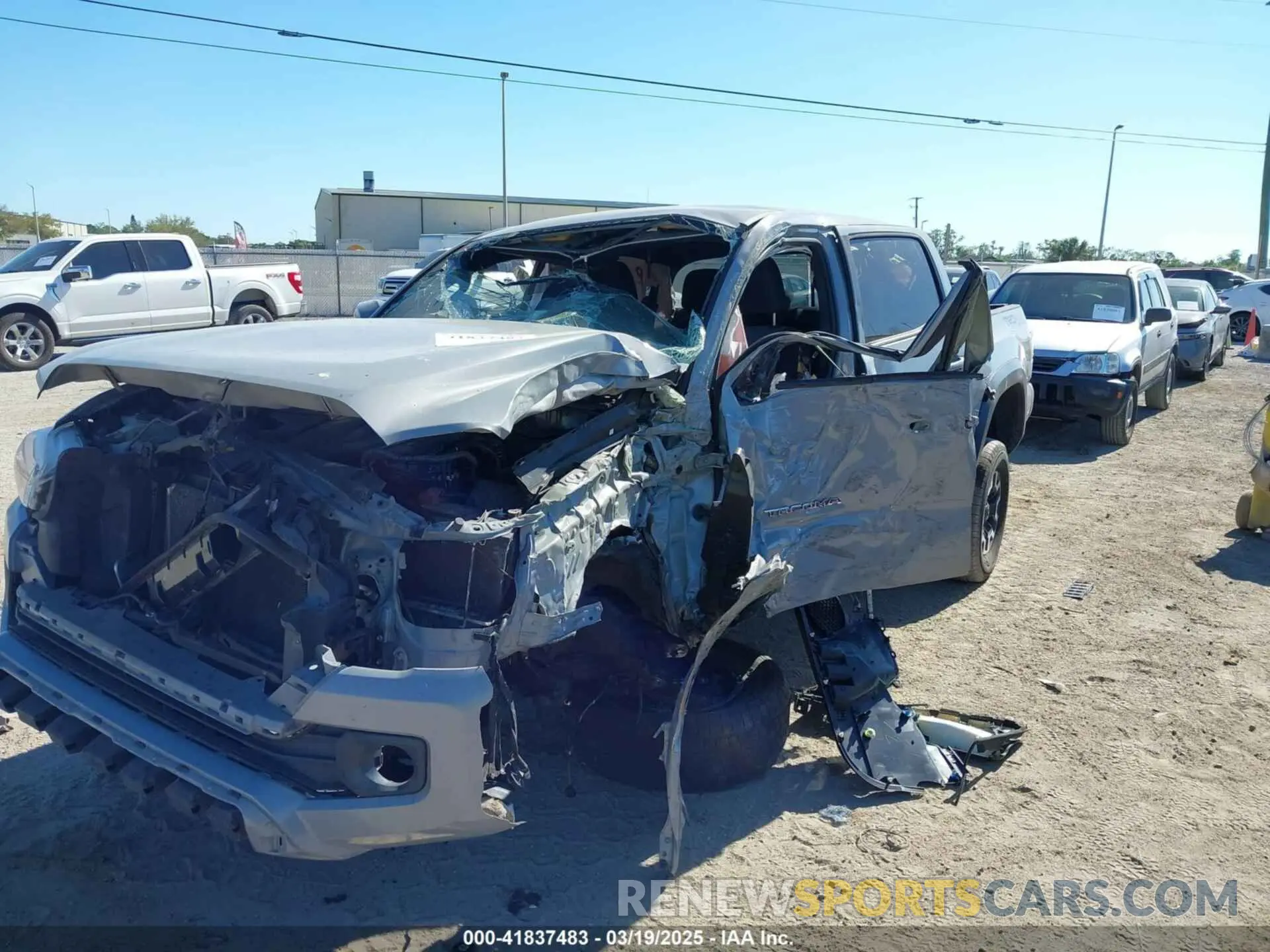 2 Photograph of a damaged car 3TYCZ5AN6MT010792 TOYOTA TACOMA 2021