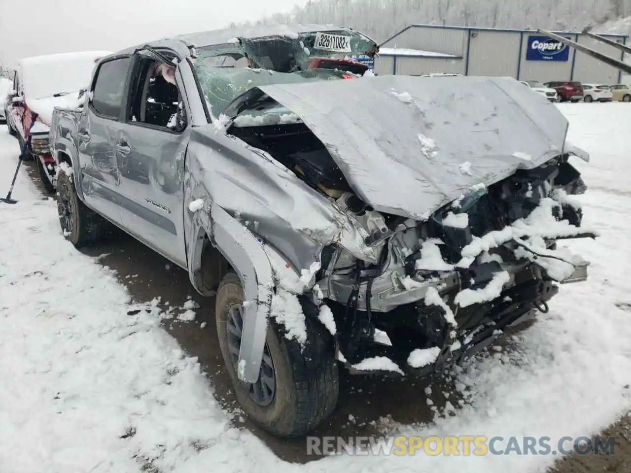 1 Photograph of a damaged car 3TYCZ5AN6MT019654 TOYOTA TACOMA 2021