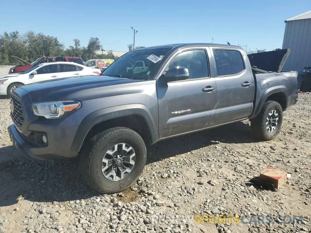 1 Photograph of a damaged car 3TYCZ5AN6MT024966 TOYOTA TACOMA 2021