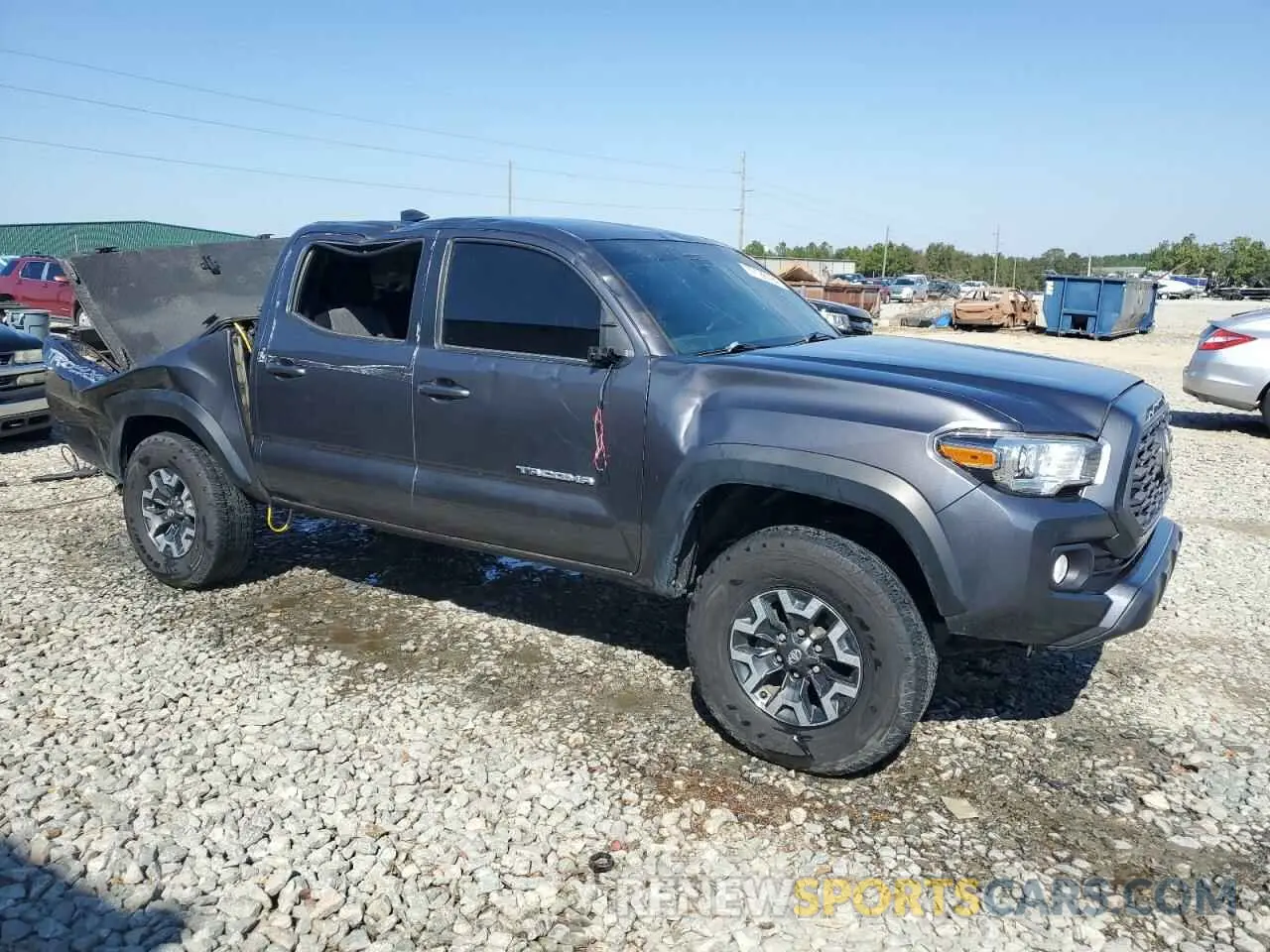 4 Photograph of a damaged car 3TYCZ5AN6MT024966 TOYOTA TACOMA 2021