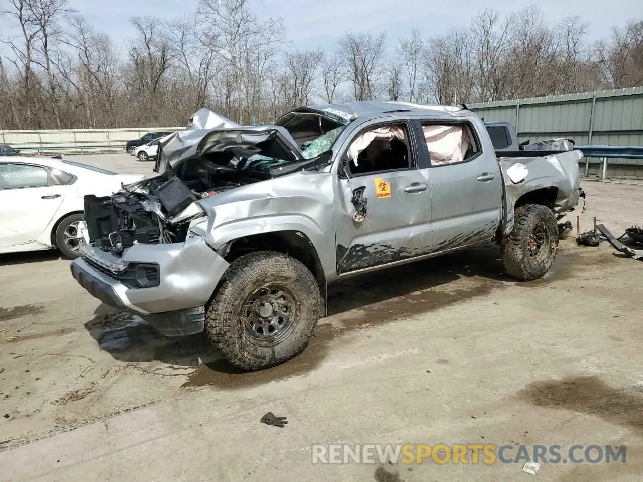 1 Photograph of a damaged car 3TYCZ5AN7MT025351 TOYOTA TACOMA 2021