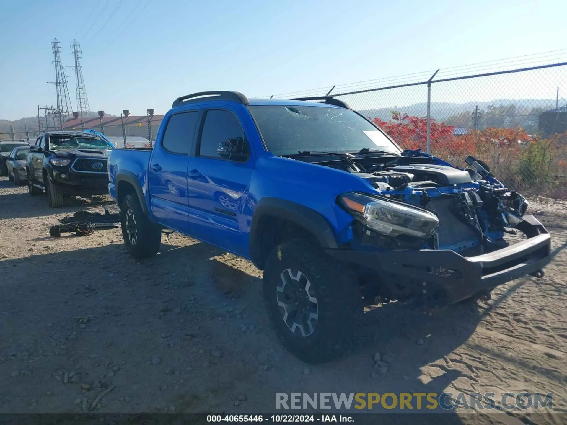 1 Photograph of a damaged car 3TYCZ5AN7MT032591 TOYOTA TACOMA 2021