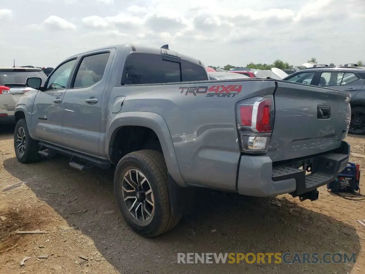 2 Photograph of a damaged car 3TYCZ5AN7MT036205 TOYOTA TACOMA 2021