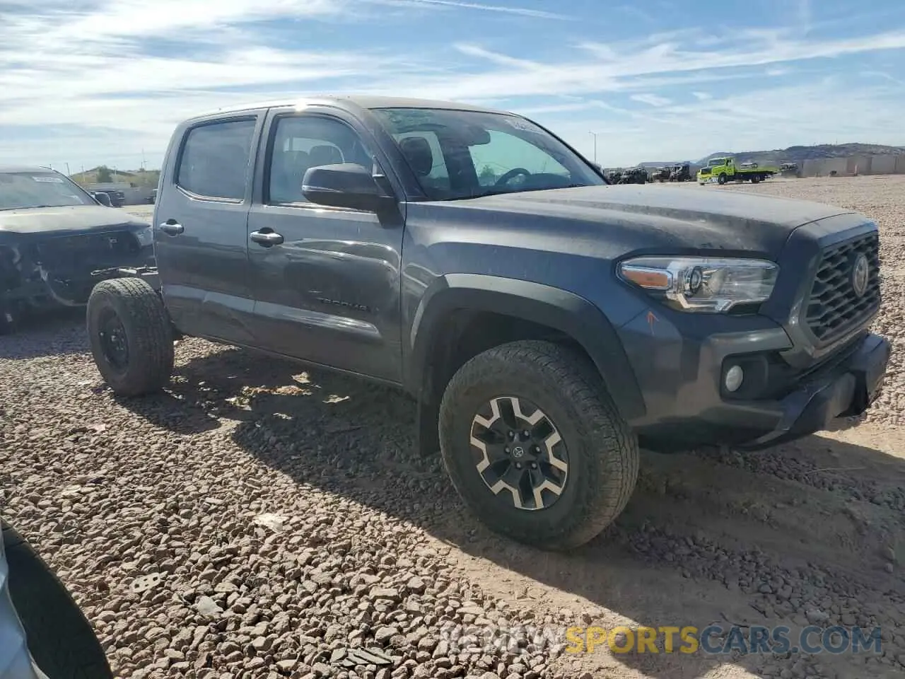 4 Photograph of a damaged car 3TYCZ5AN7MT040366 TOYOTA TACOMA 2021
