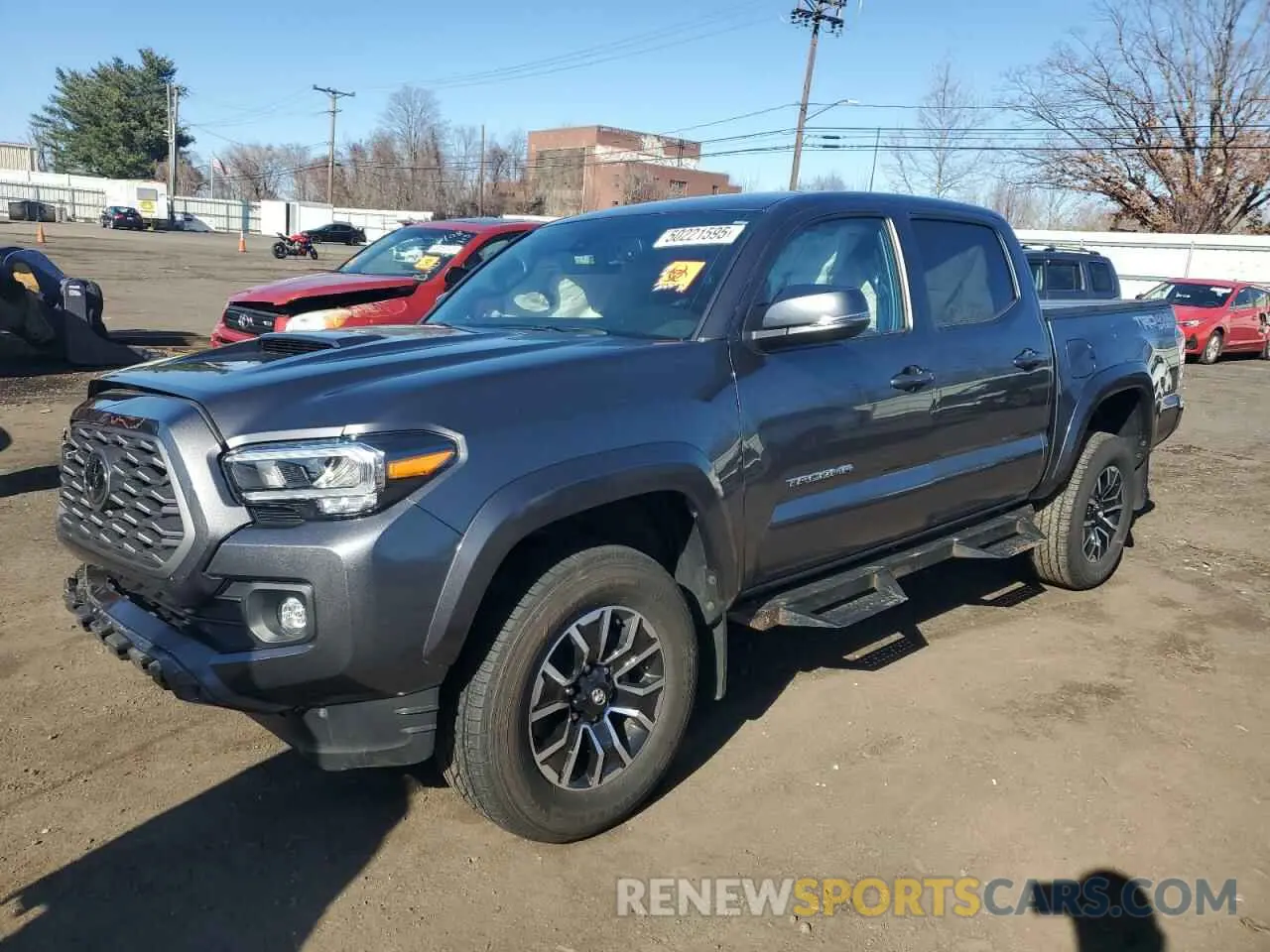 1 Photograph of a damaged car 3TYCZ5AN8MT024130 TOYOTA TACOMA 2021