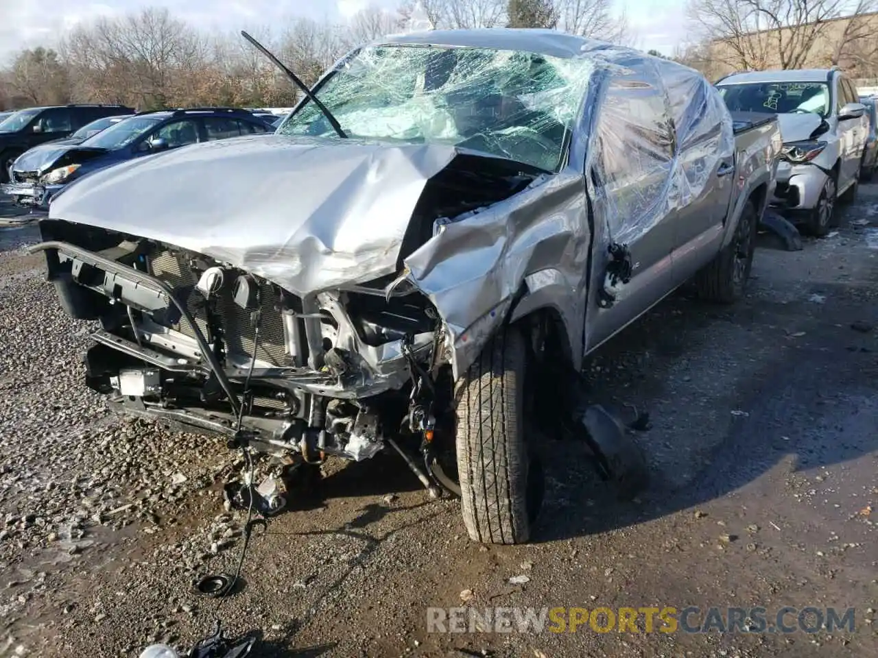 2 Photograph of a damaged car 3TYCZ5AN9MT024749 TOYOTA TACOMA 2021