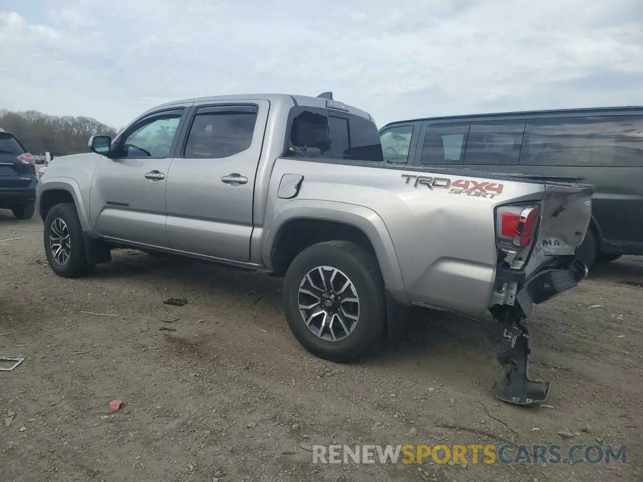 2 Photograph of a damaged car 3TYCZ5ANXMT025666 TOYOTA TACOMA 2021