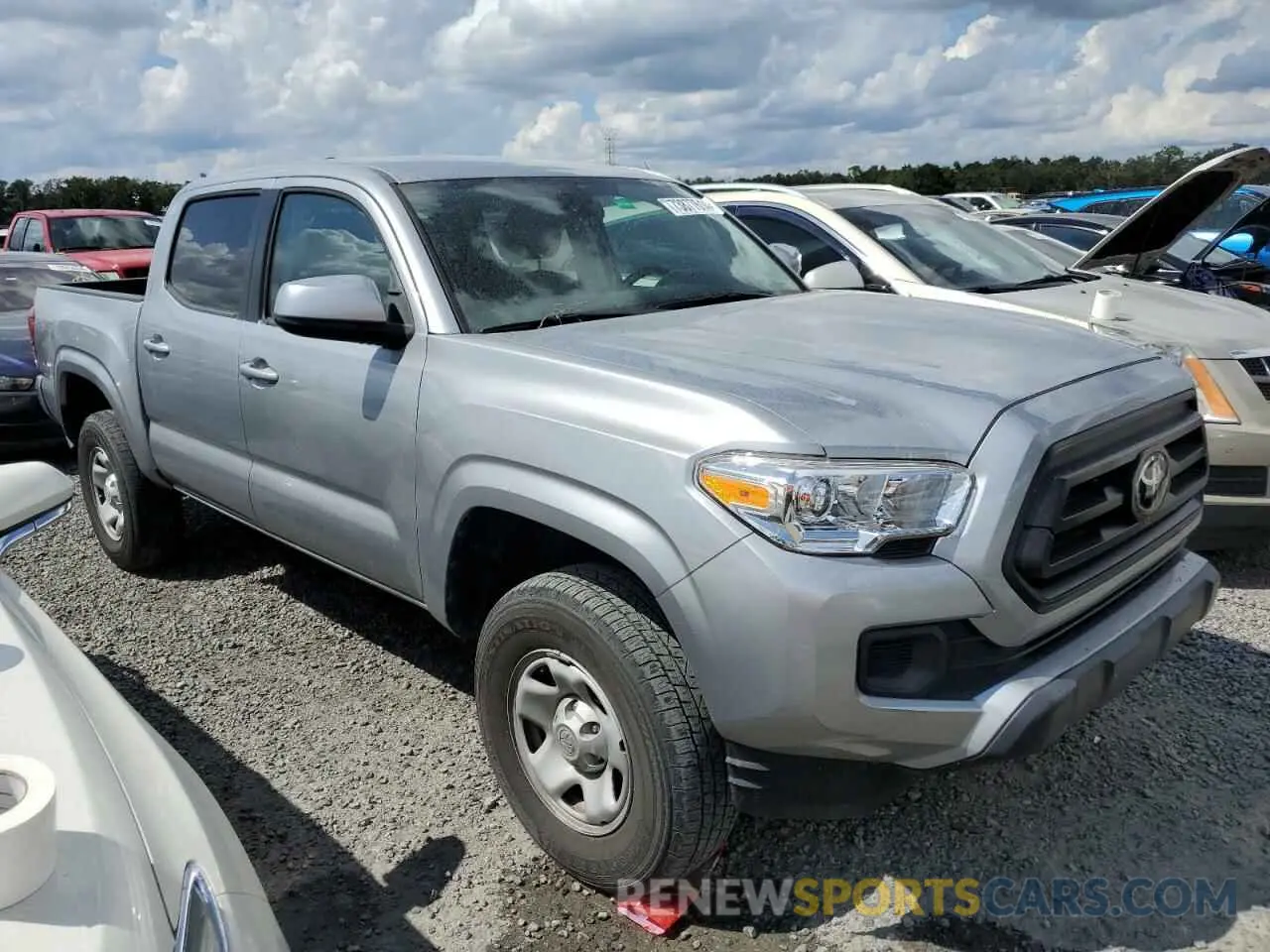 4 Photograph of a damaged car 3TYCZ5ANXMT027353 TOYOTA TACOMA 2021