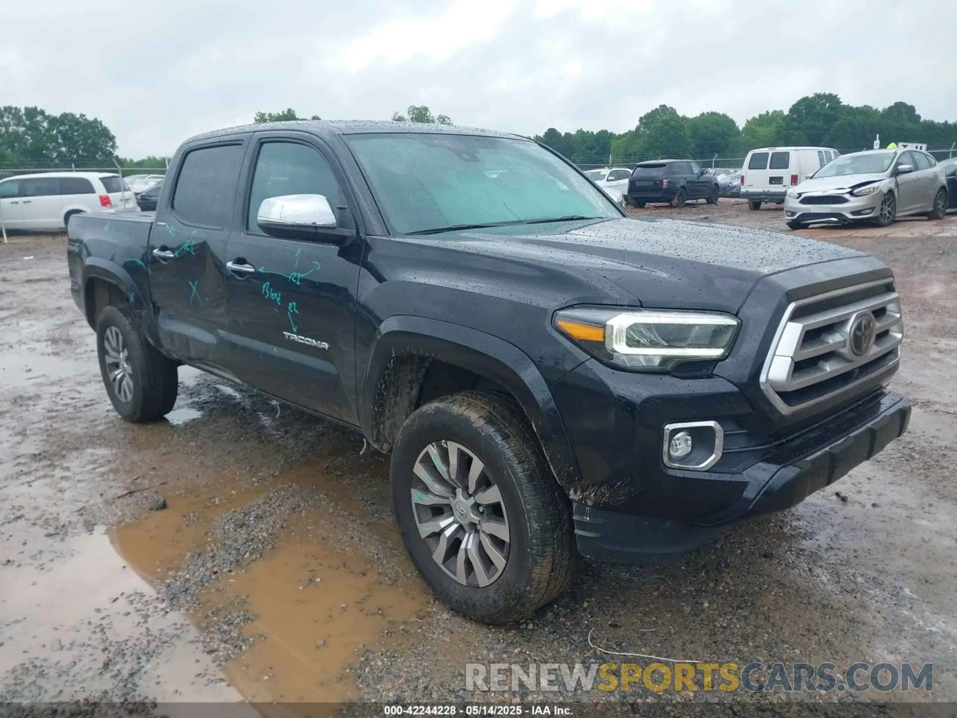 1 Photograph of a damaged car 3TYGZ5AN0MT017514 TOYOTA TACOMA 2021