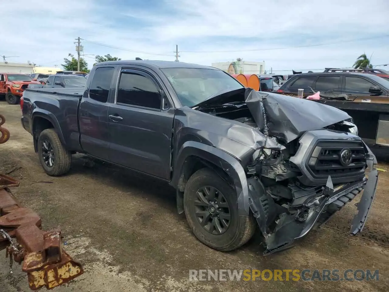 4 Photograph of a damaged car 3TYRX5GN0MT006678 TOYOTA TACOMA 2021