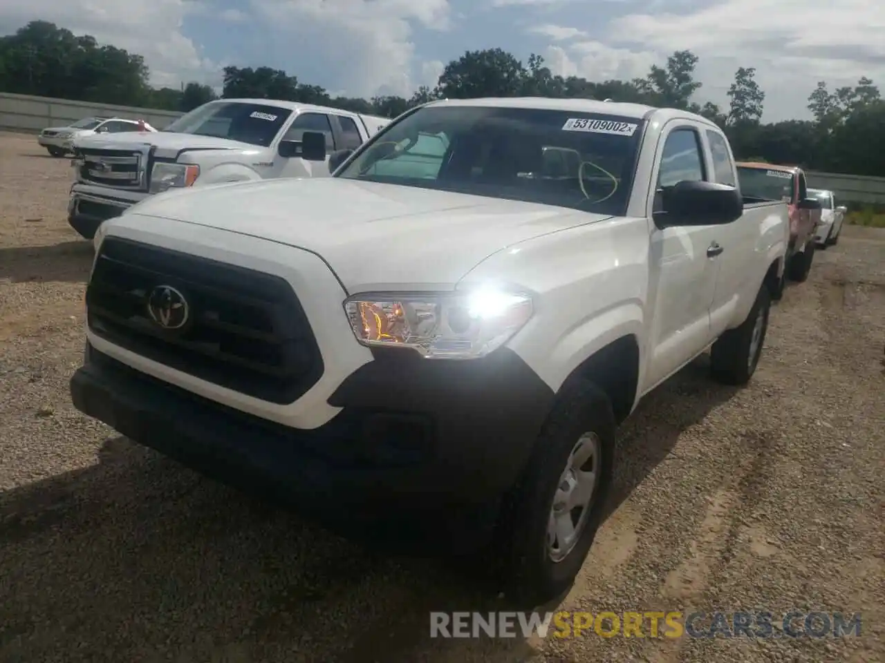 2 Photograph of a damaged car 3TYRX5GN0MT016854 TOYOTA TACOMA 2021